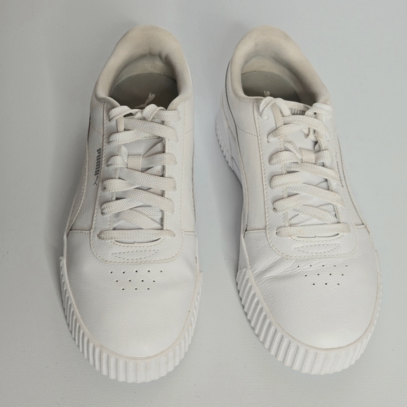 Puma Carina L Soft Foam+ Women White Sneaker Shoes Sz 11 - Picture 4 of 10